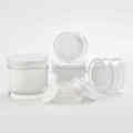 White Cosmetic Lotion Bottle Acrylic Plastic Bottle